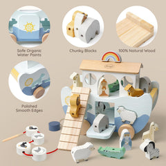 Joyreal Noah's Ark threading rope providing hands-on practice during play