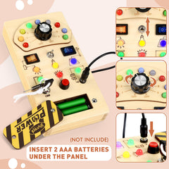 Joyreal Sensory Board demonstrates travel-friendly design for car trips and flights.