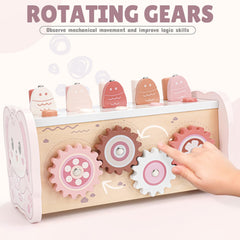 Joyreal sustainable wood toy with non-toxic paint ensures safe playtime.