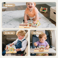 Joyreal busy board makes a thoughtful gift for curious toddlers and budding drivers.