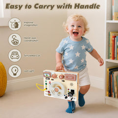 Joyreal solid wood construction with child-safe paint ensures durable, safe play.