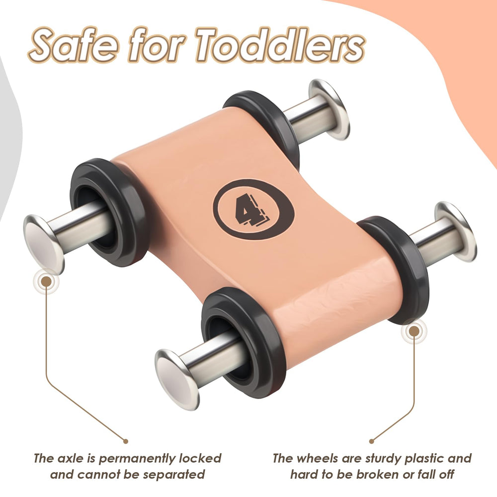 Joyreal Montessori toy promotes independent play with organized storage after racing.
