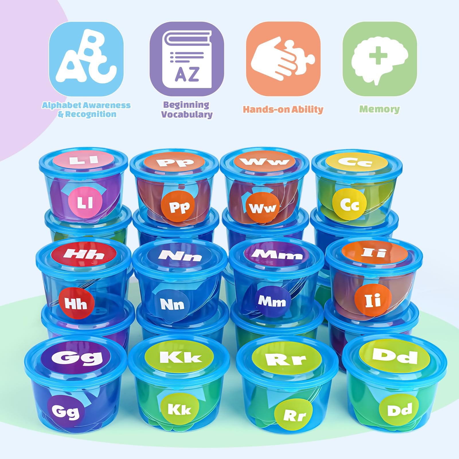 Joyreal toddler learning activities support hands on alphabet exploration.