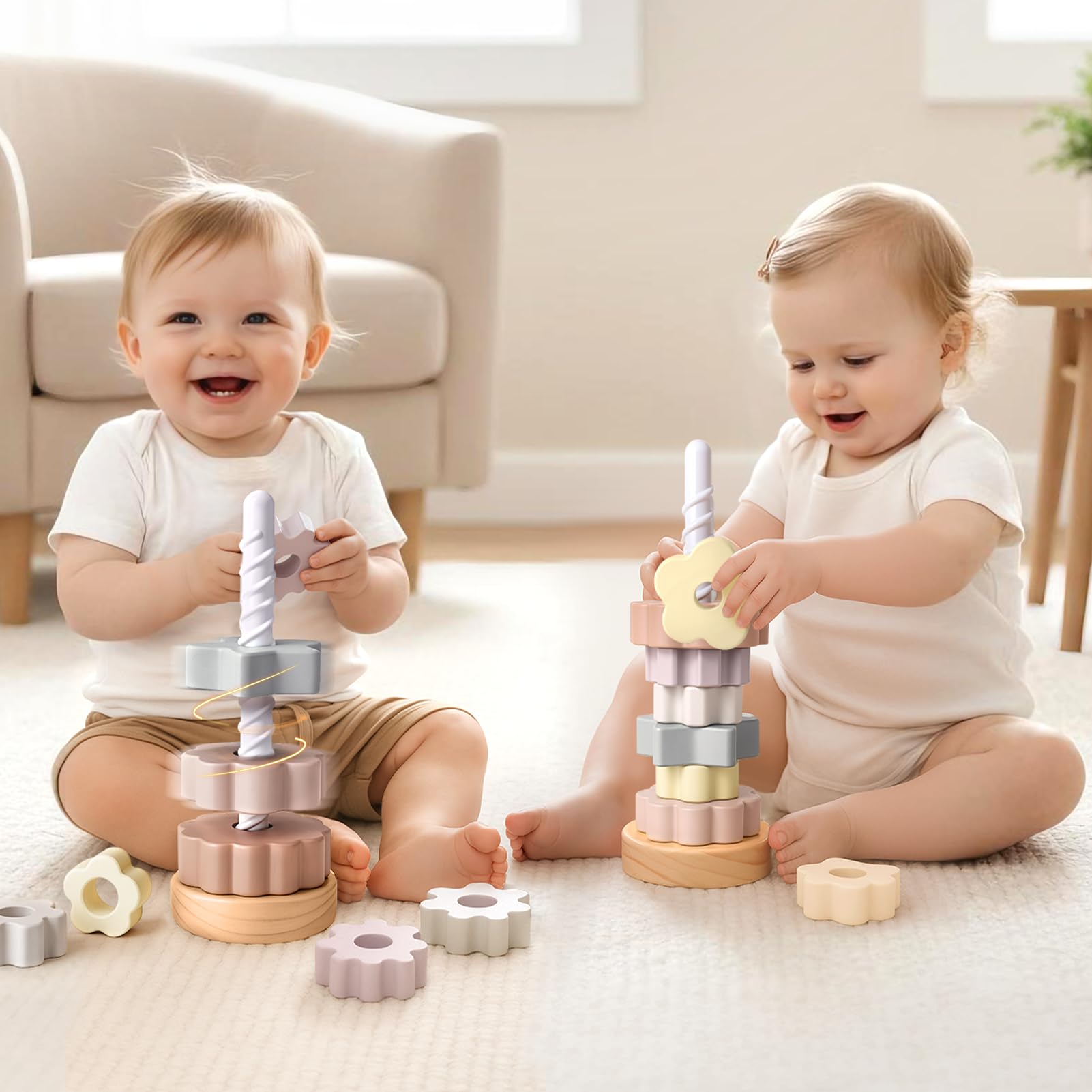 Joyreal stacking toy supports open-ended play and learning