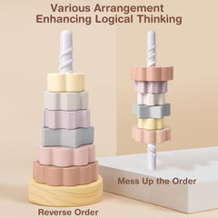 Joyreal wooden toy with neutral finish blending with modern nurseries