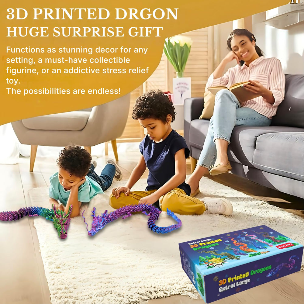 Joyroud large dragon figure in gift-ready packaging ideal for gifting.