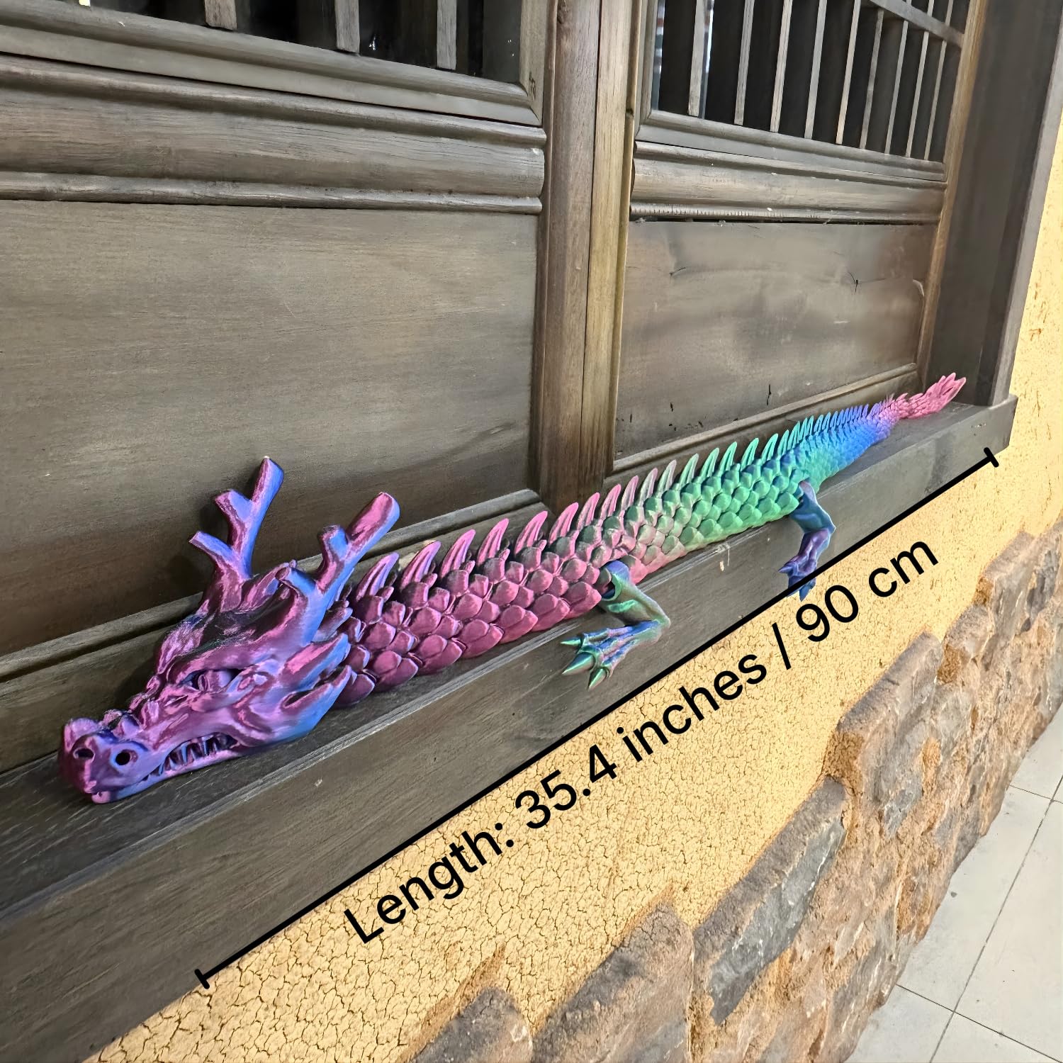 Joyroud dragon on desk decor, a striking office focal point.