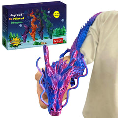 Joyroud dragon toy shown in dynamic twist for room decor and imaginative play.