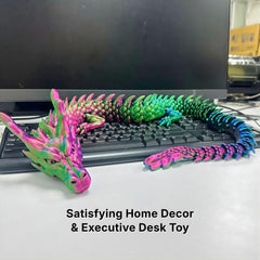 Joyroud eco PLA dragon emphasizes safe materials and bold texture.