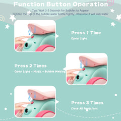JoyRydz lightweight plastic construction makes portability easy.