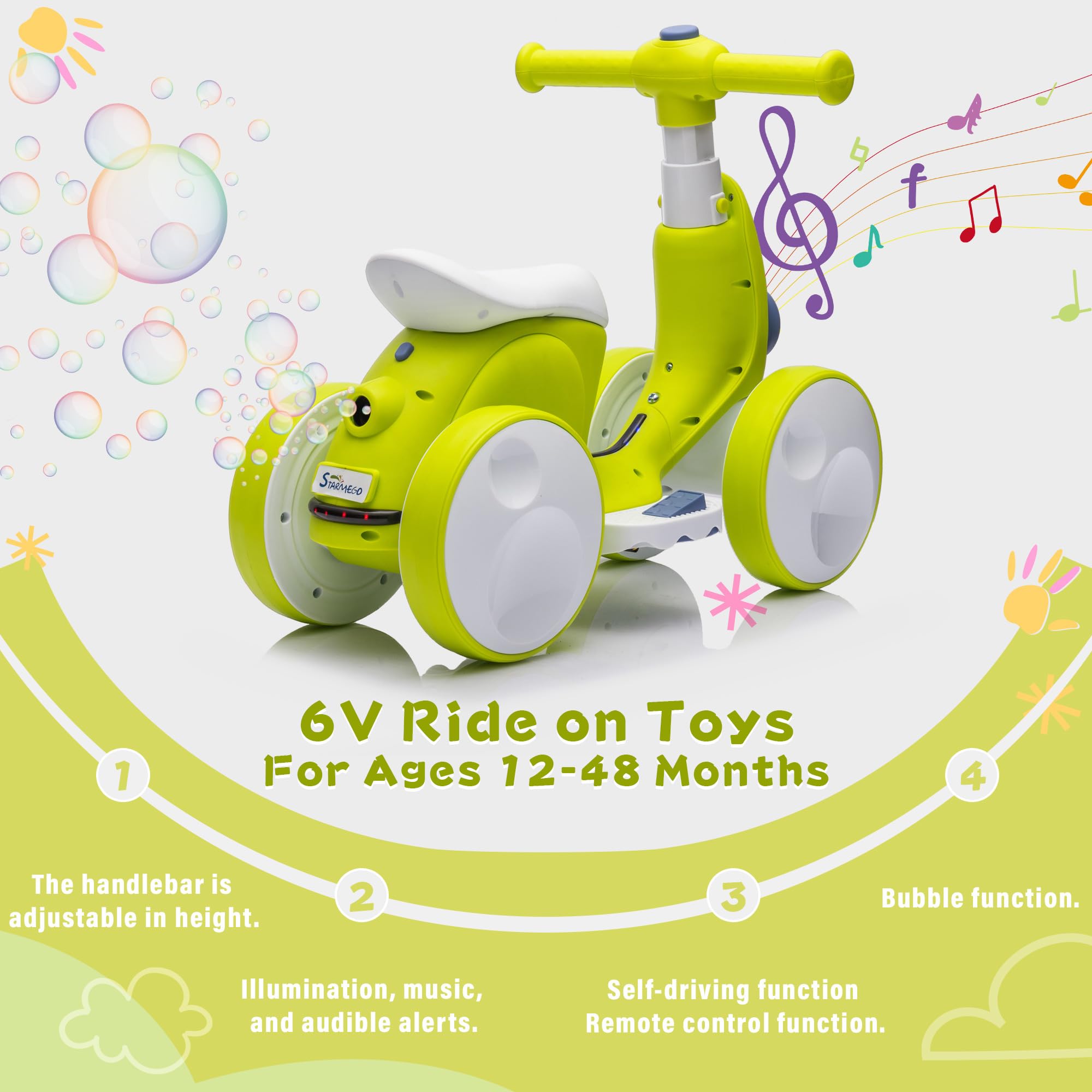 JoyRydz remote-control assist with balance bike, guiding beginners safely.
