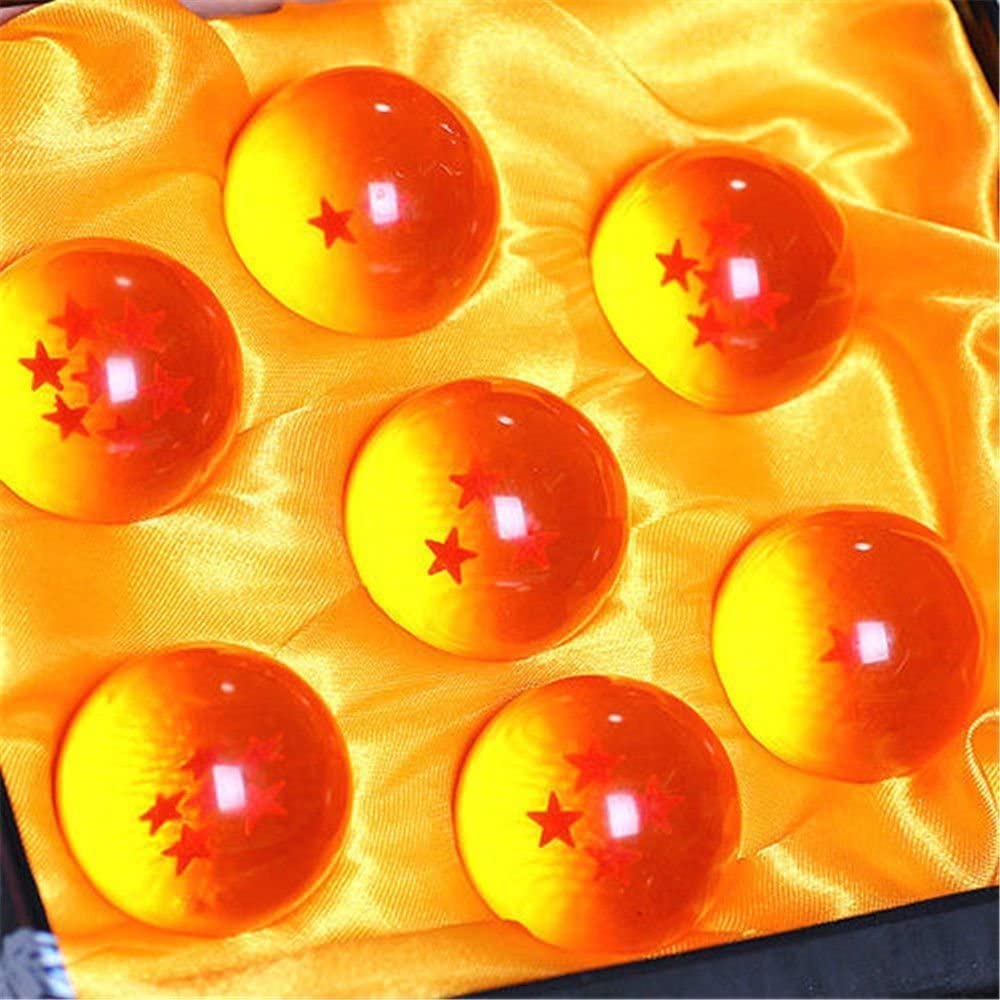 JoySee crystal glass ball stars 7-piece set, ideal for display and gifting.