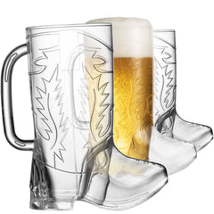 JoyServe Cowboy Boot Cups arrive individually wrapped to prevent breakage