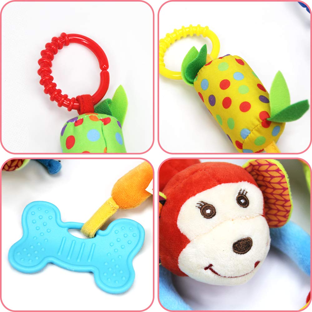 Joyshare owl rattle—easy hanging in crib or stroller for quick setup