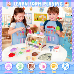 JOYSINTOY ice cream scoop toy makes scooping satisfying during role-play.