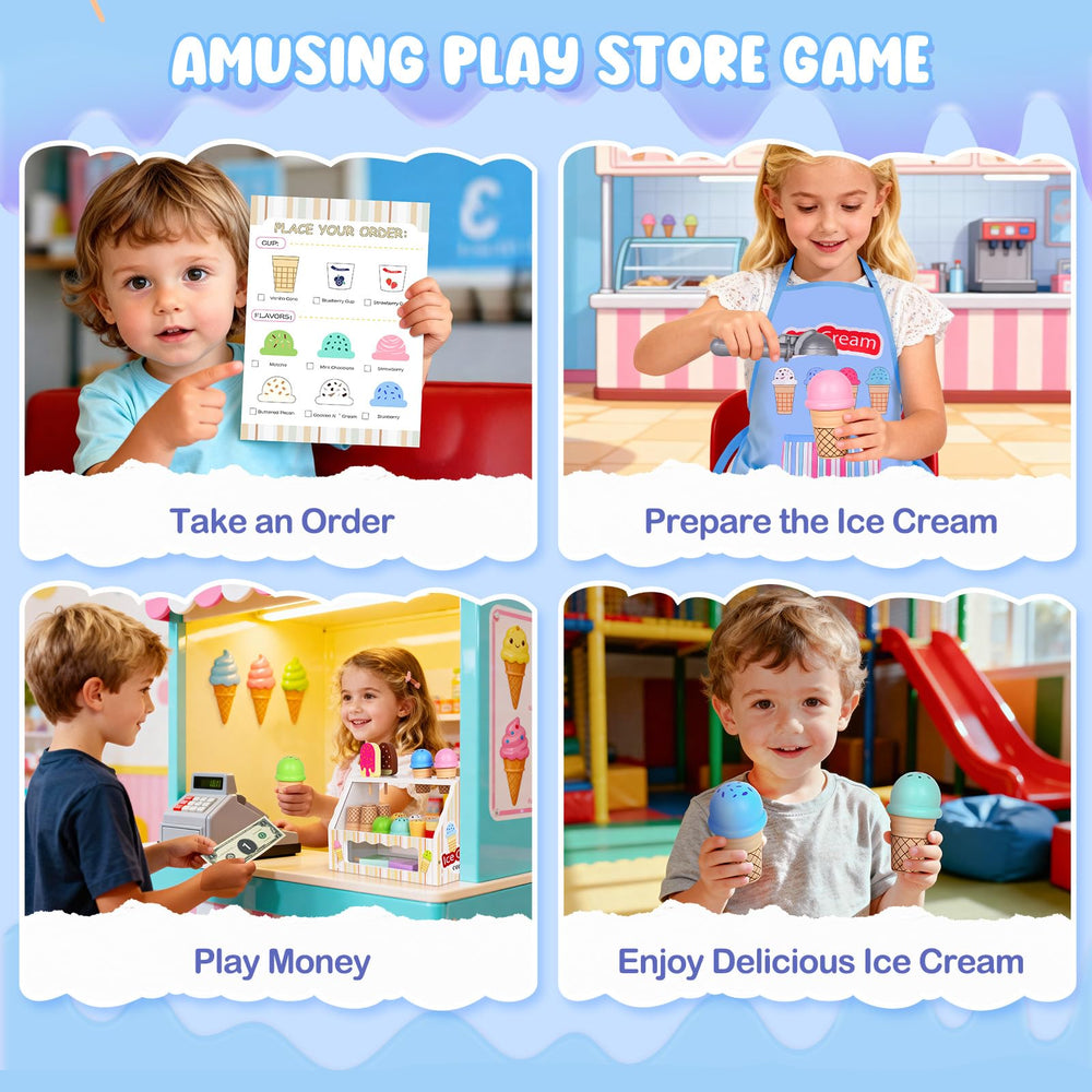 JOYSINTOY menu card enhances ordering scenarios in playtime.