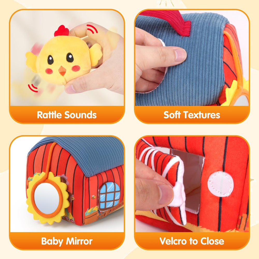 JOYSINTOY baby mirror sensory – visual self-awareness aid for early developmental exploration.