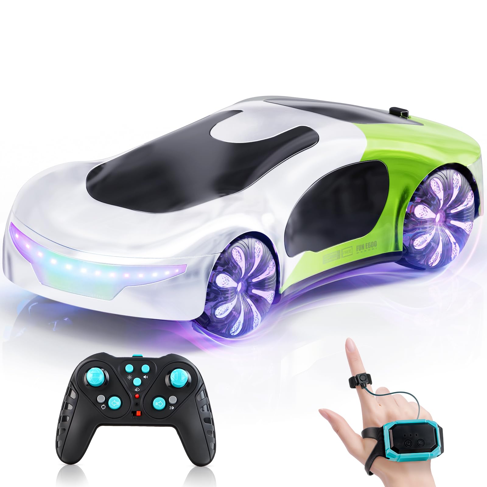 JoySpark Toys gesture-sensing RC stunt car with gesture control for dynamic play