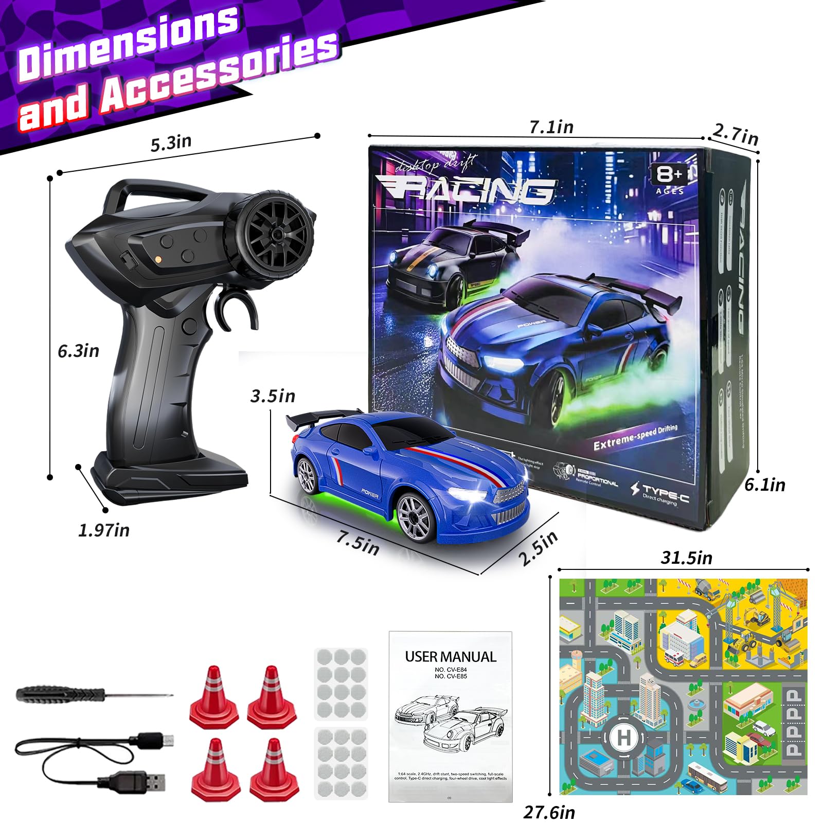 JoySpark Toys instruction manual and screwdriver for setup