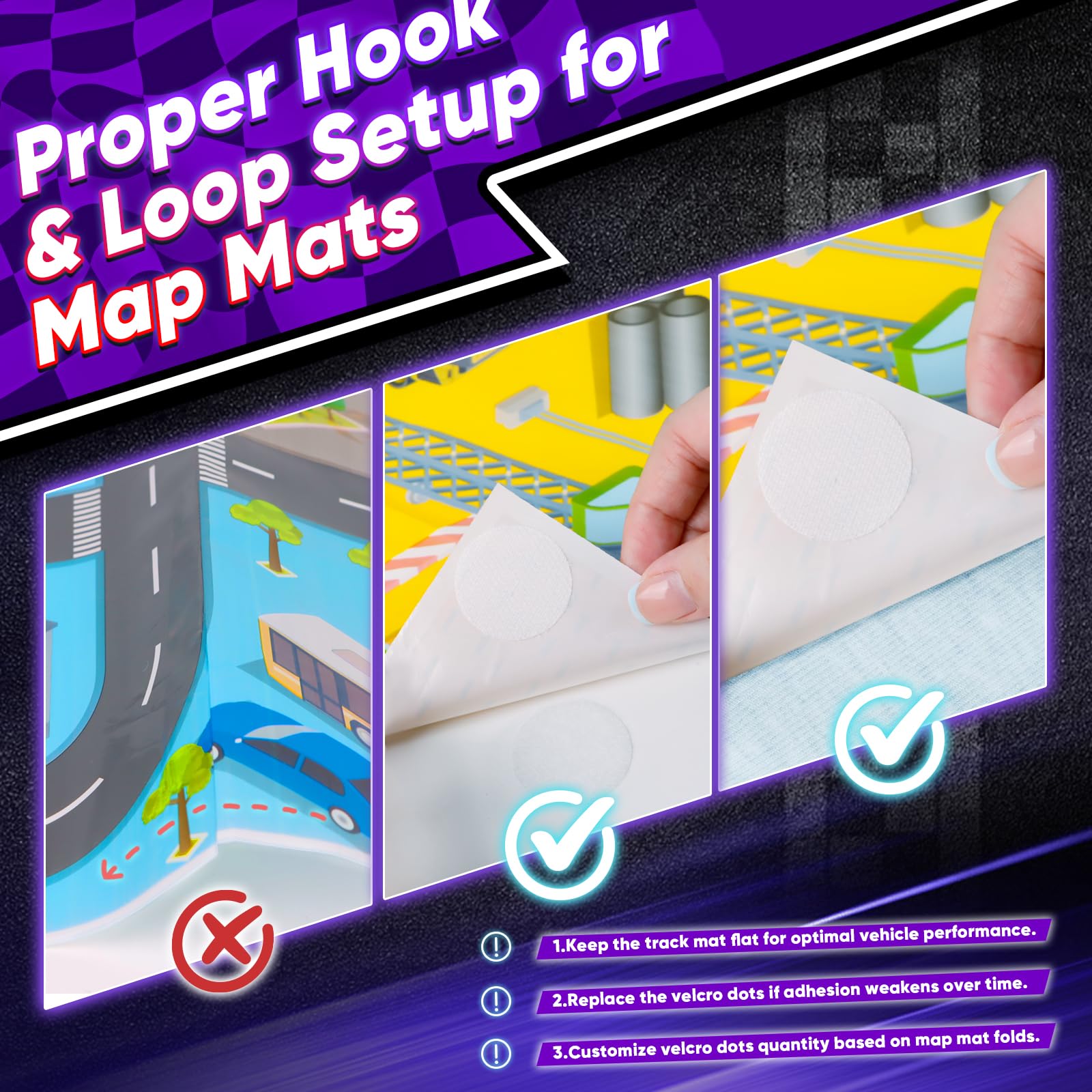 JoySpark Toys road barriers for safe obstacle courses