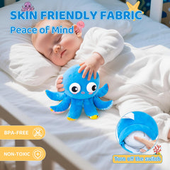 JoySpark Toys USB-rechargeable octopus keeps playtime going with easy charging.