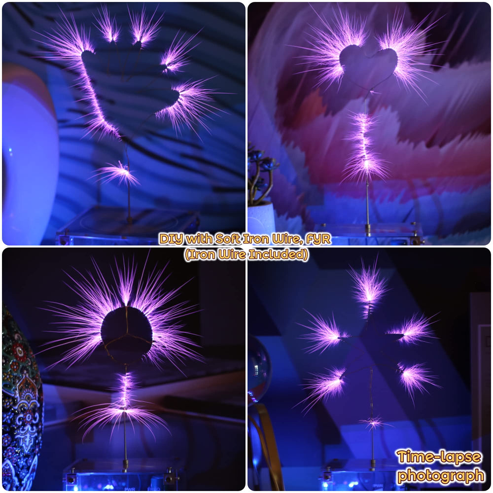 Joytech LED light display on desk for eye-catching ambiance.