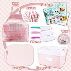 JoyTown real-kitchen utensils for kids designed for small hands.