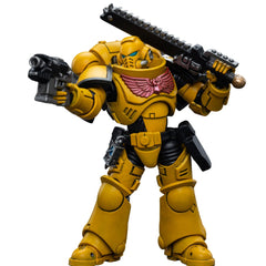 JOYTOY 1/18 Imperial Fists Intercessors display base provides stable arranging options.