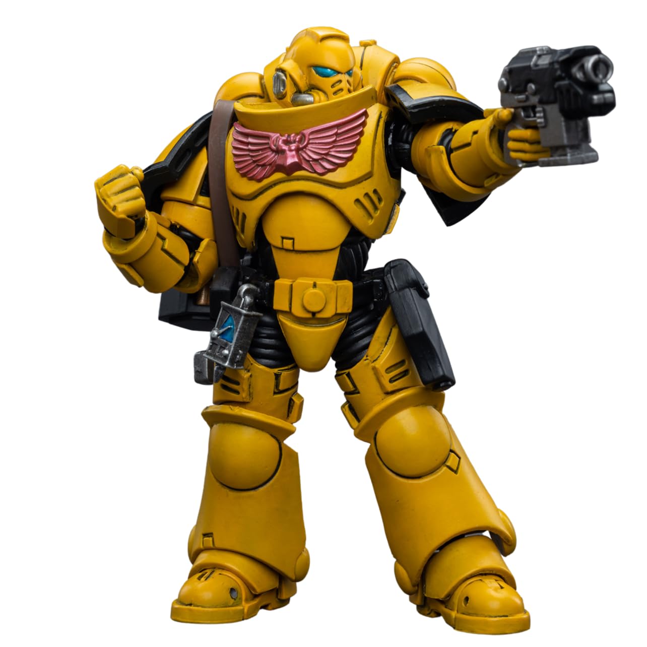 JOYTOY 1/18 Imperial Fists Intercessors packaging clearly presents as a collectible gift.