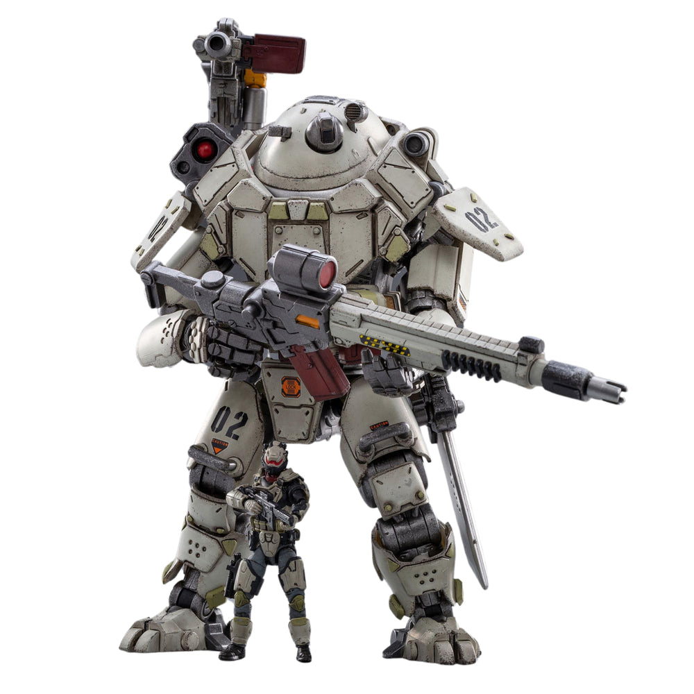 JOYTOY Iron Wrecker 02 high-precision articulation enables lifelike scenes.