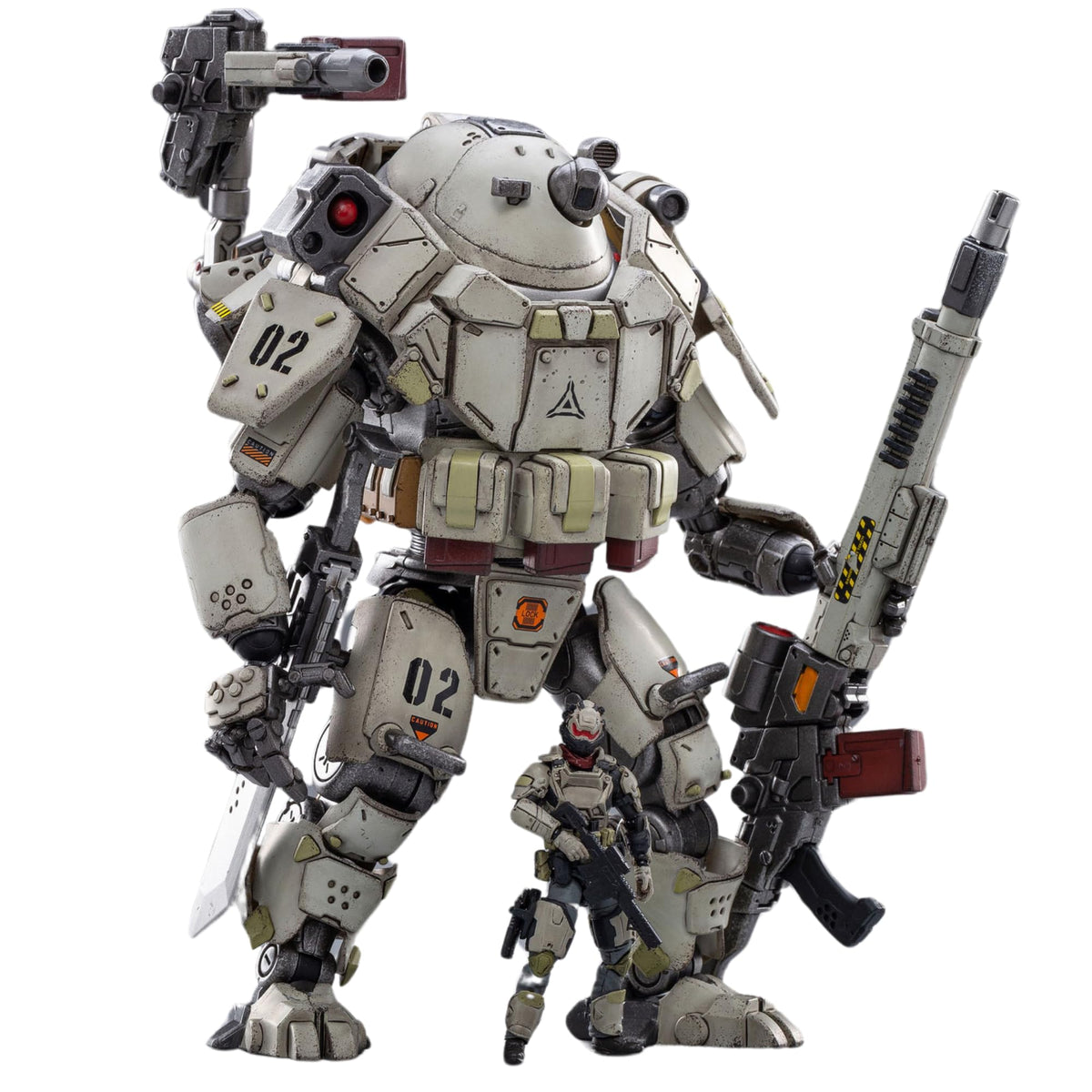JOYTOY Iron Wrecker 02 poseable figure for dynamic posing and display.