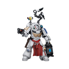 JOYTOY Ultramarines Apothecary figure front view with poseable joints for display