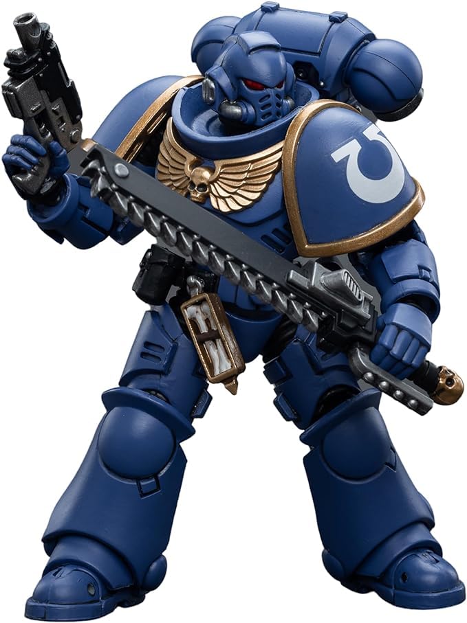 JOYTOY Ultramarines Intercessors figure includes accessories expanding display possibilities