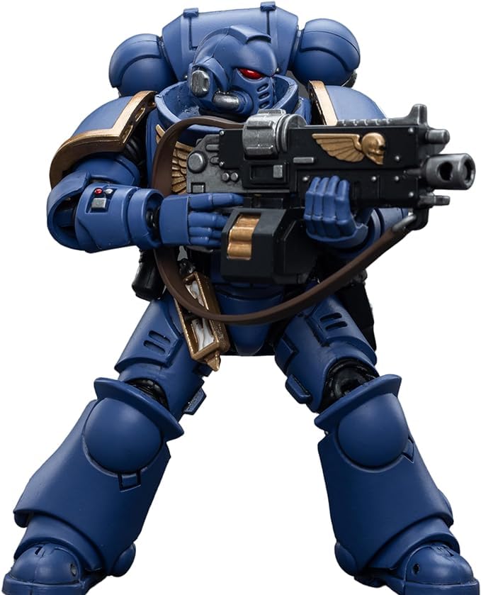 JOYTOY Ultramarines Intercessors articulation enables dynamic poses