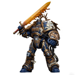 JOYTOY Ultramarines Roboute Guilliman close-up reveals vintage-style paintwork