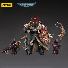 JOYTOY Lion ElJonson war-damaged effect render enhances realism on shelf