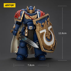 JOYTOY Ultramarines Victrix Honour Guard 1:18 detail captures fine lines and weathering.