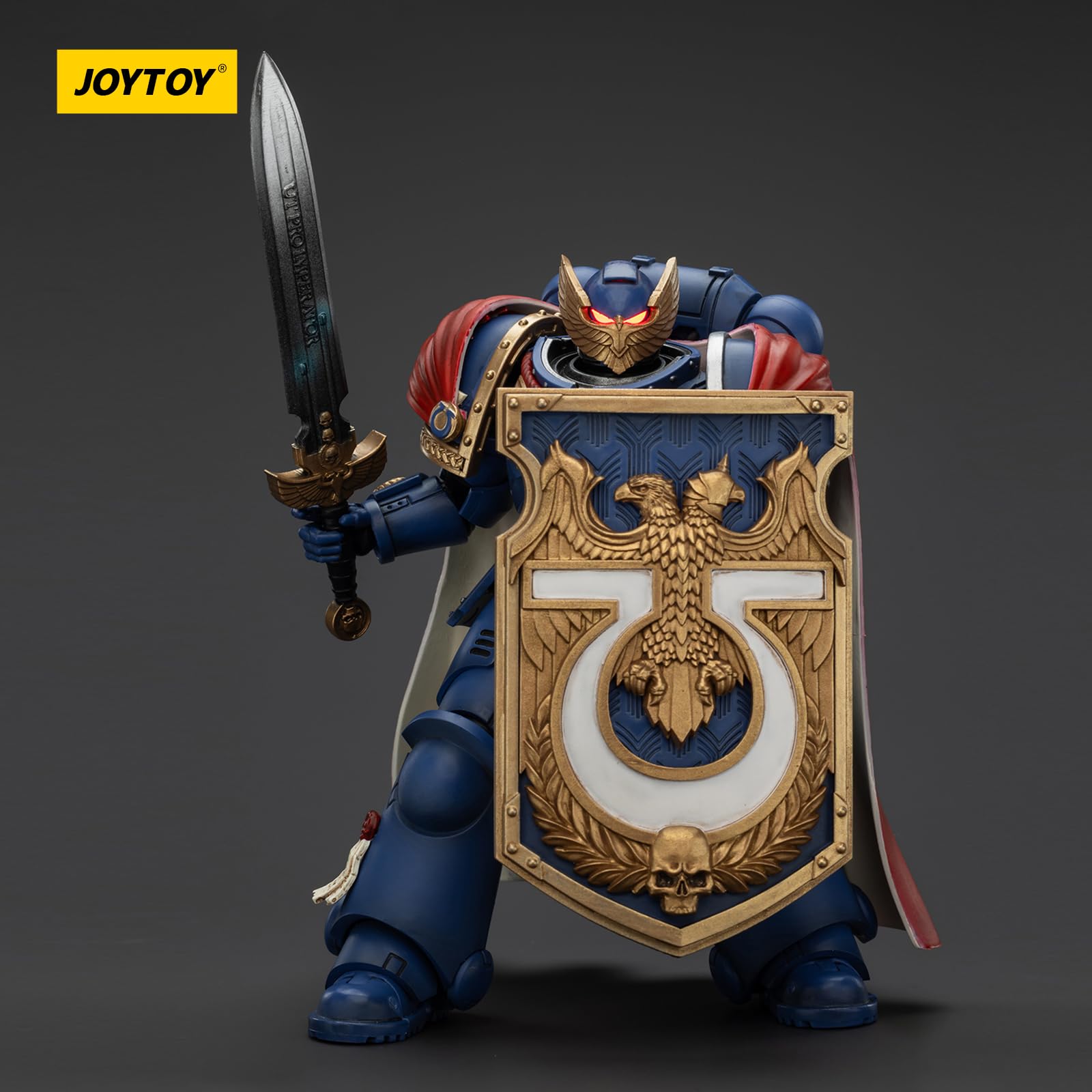 JOYTOY Ultramarines Victrix Honour Guard classic paint adds vintage-war character.