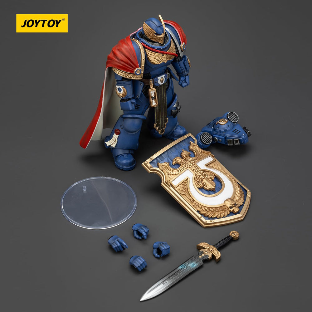 JOYTOY Ultramarines Victrix Honour Guard display-ready figure for collectors.