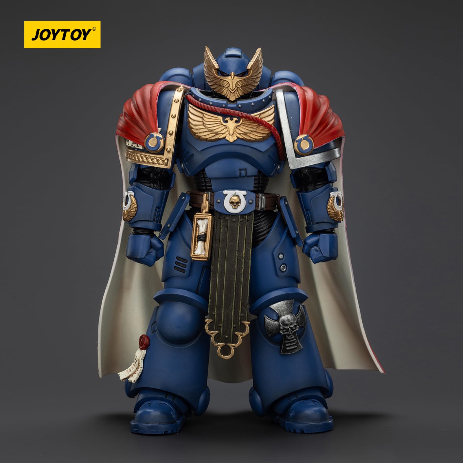 JOYTOY Ultramarines Victrix Honour Guard 1:18-scale display for shelves.