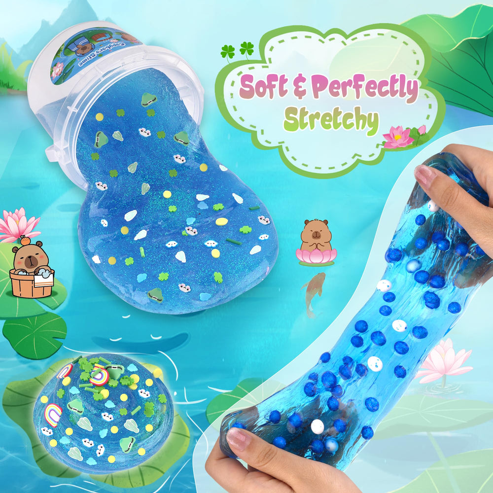 Joytry capybara slime charms add personality to DIY textures