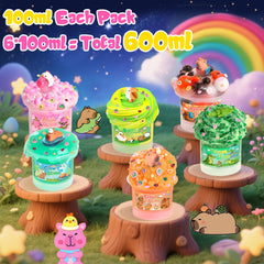 Joytry Capybara Slime Kit glow pack for luminous night-time fun
