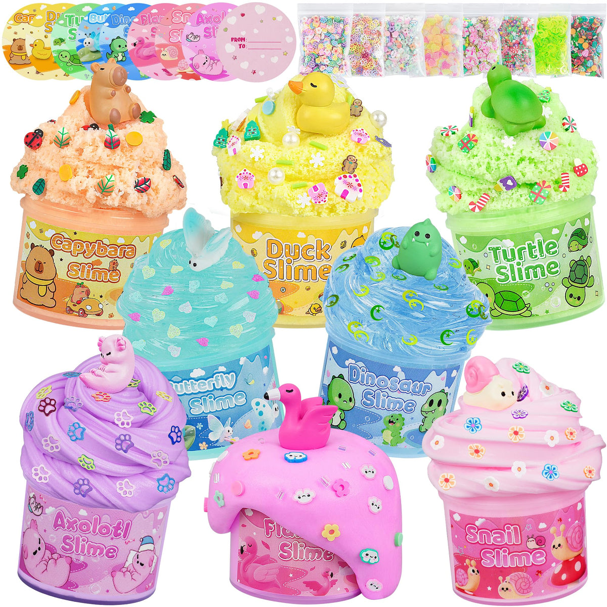 Joytry cloud slime collection shows soft texture for imaginative play