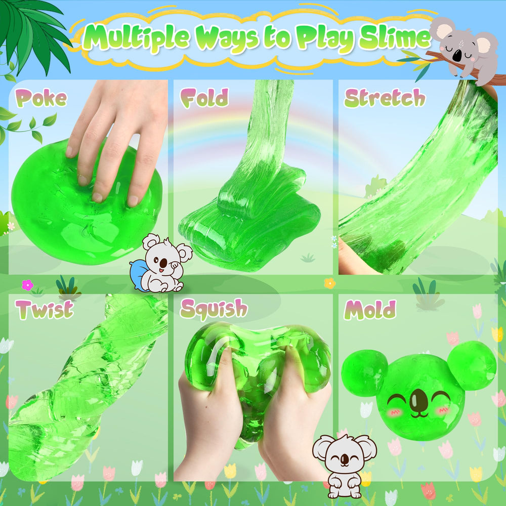 Joytry Koala Slime Kit kids playing with slime encourages hands-on fun