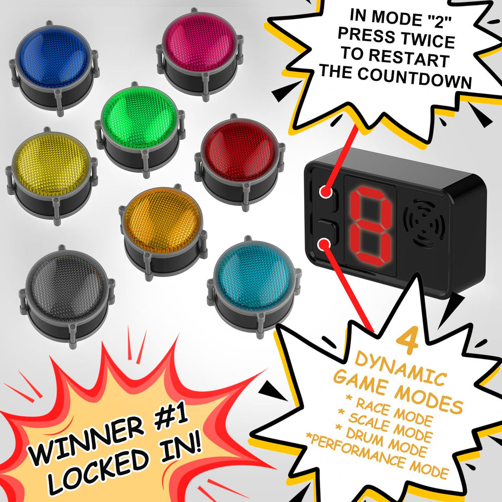 Joyublly buzzers provide a 50-meter unobstructed range for flexible layouts.
