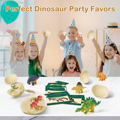 Joyvalley Fossil eggs with chisel and brush offer engaging exploration.
