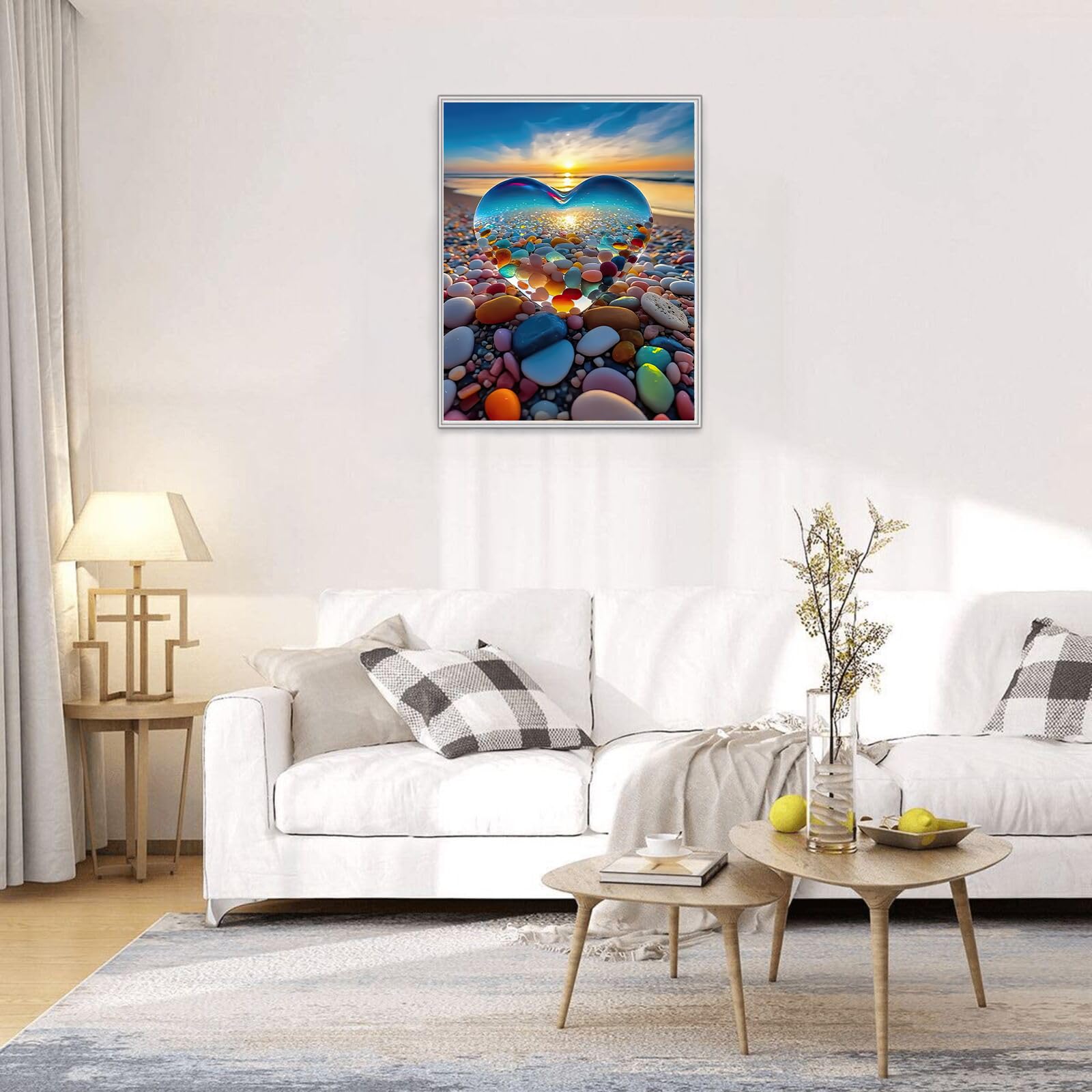 Jozutoyz Love Pebbles Beach 1000-piece puzzle sparks concentration and calm evenings.