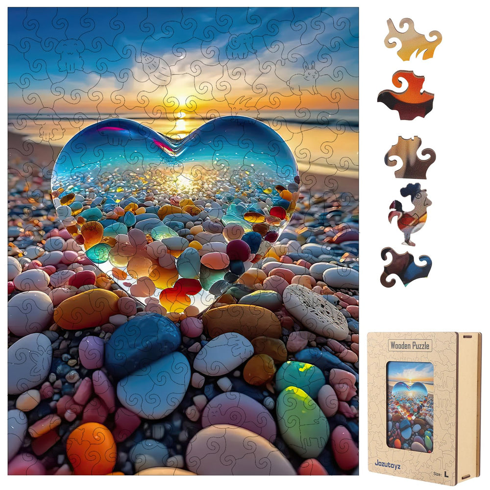 Jozutoyz wooden puzzle for adults with animal pieces, ideal for mindful play