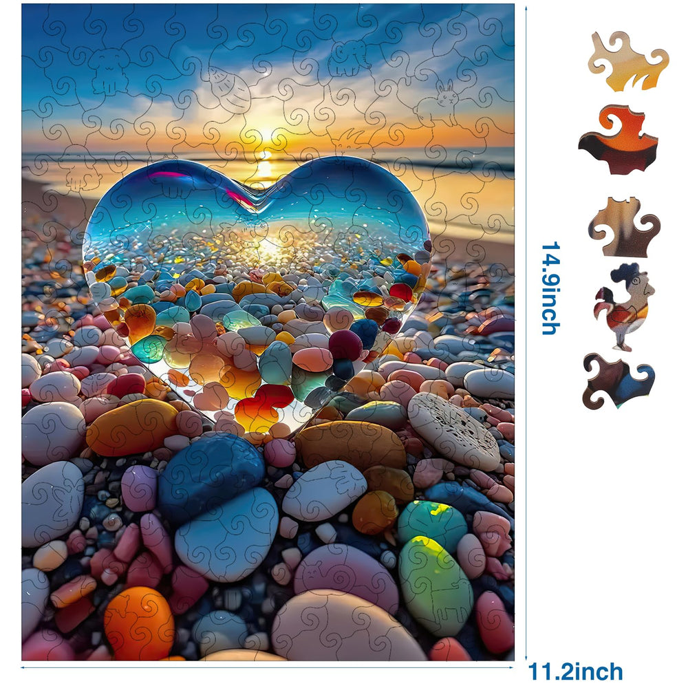Jozutoyz wooden puzzle finished image suitable as wall decor