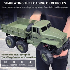 JPJCOOY RC truck front LED lights illuminate paths during play